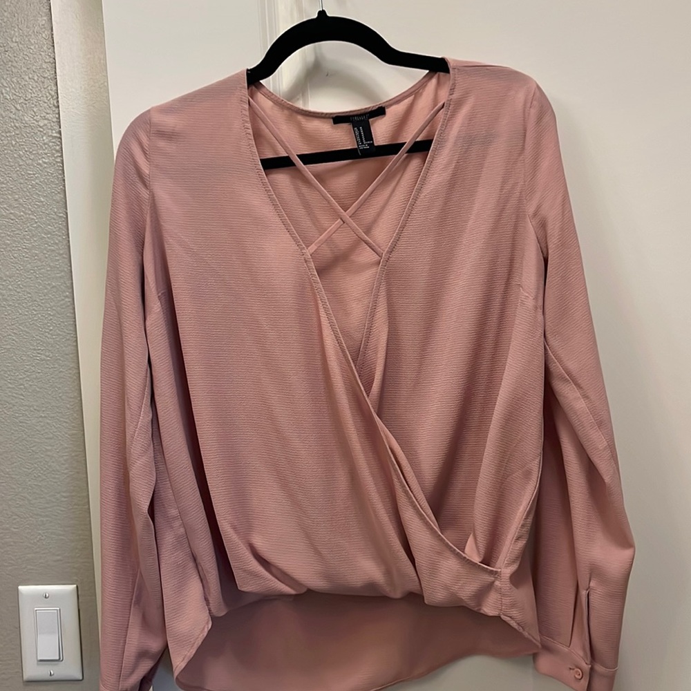 Blush/ Mauve blouse